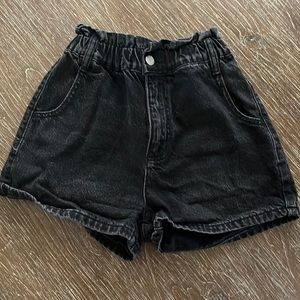black jeans shorts. Perfect for any outfit!